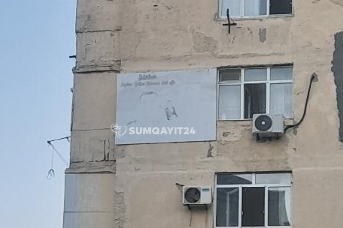 Sumqayıtda yenilənməyə ehtiyacı olan şəhid fotosu