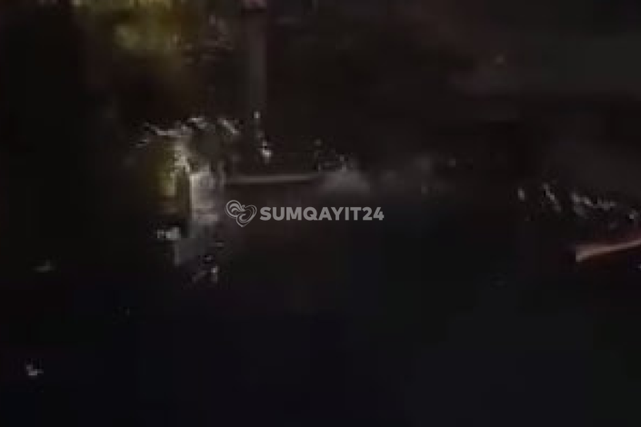 Sumqayıtın mərkəzində yaranan problem aradan qaldırılıb
