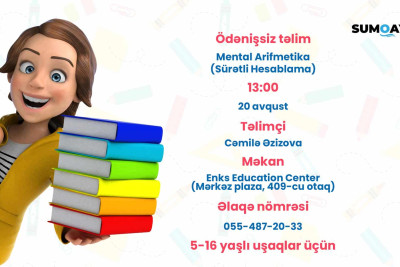 Sumqayıtda mental arifmetika təlimi keçirdiləcək