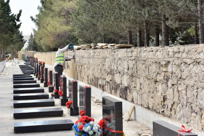 Sumqayıt: Şəhidlər Xiyabanı yenidən qurulur