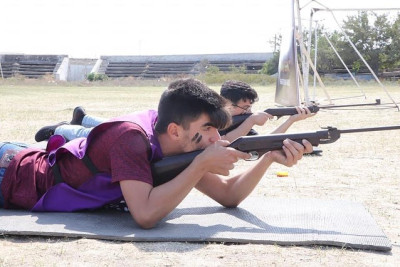 Sumqayıtda "Gənc Qalib" adlı hərbi-idman yarışı keçirilib