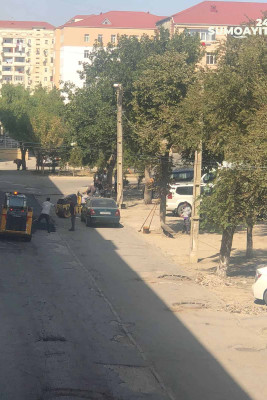 Sumqayıtda daha bir məhəllədaxili yol asfaltlanır