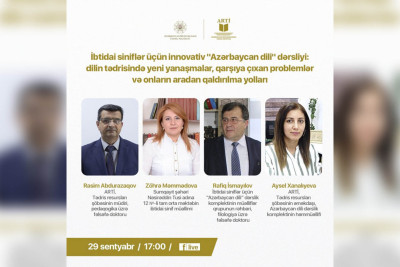 Sumqayıtlı ibtidai sinif müəllimi vebinarda iştirak edəcək