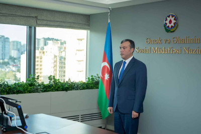 Əmək və Əhalinin sosial müdafiəsi naziri Vətən müharibəsi iştirakçıları ilə görüş keçirib