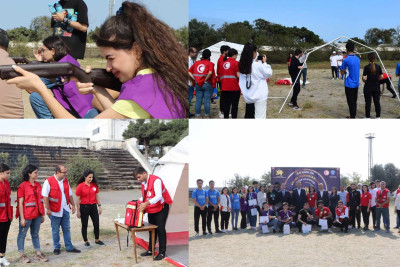Sumqayıtda "Gənc Qalib" adlı hərbi-idman yarışı keçirilib