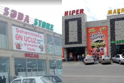 Sumqayıtda "Hiper" və "Səda Store" ticarət mərkəzlərində yoxlamalar aparılıb