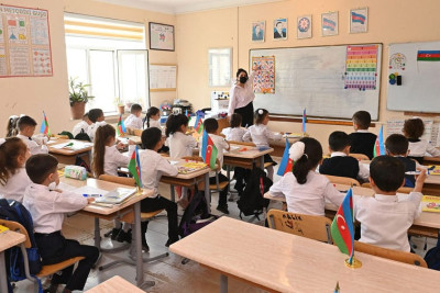 Bu gün Sumqayıtda əyani keçirilən tədris ilin ilk günüdür