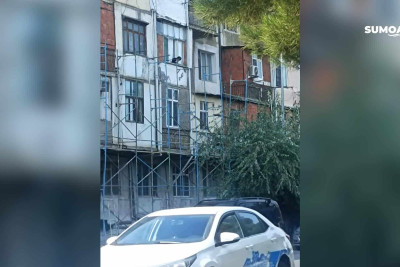 Sumqayıt: yataqxananın fasadı yenilənir
