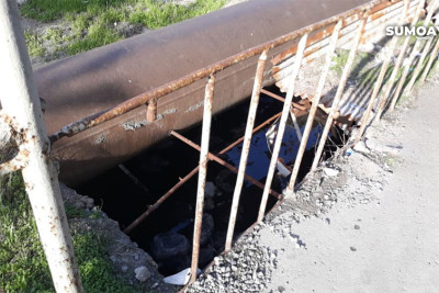 Sumqayıt: Azərbaycan prospektinin bir hissəsində kanalizasiya və zibil qoxusu ətrafı bürüyüb