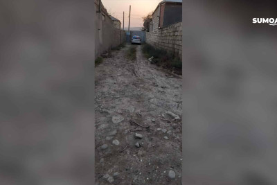 Sumqayıtın H.Z.Tağıyev qəsəbəsində yollar pis vəziyyətdədir, kanalizasiya xətləri çəkilməyib