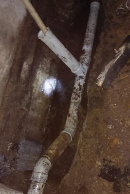 Sumqayıt: 9-cu mikrorayonda yerləşən zirzəmidə təmir işləri görülüb