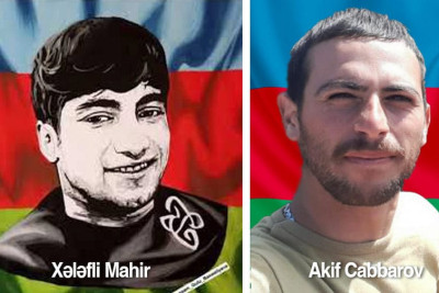 Sumqayıtda şəhidlər Mahir Xələfli və Akif Cabbarovun xatirəsinə barelyeflər quraşdırılıb