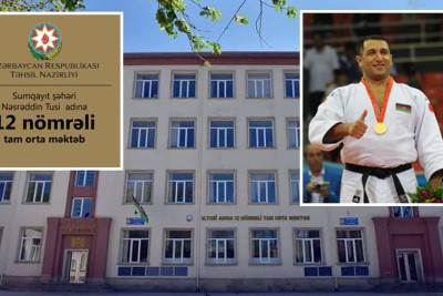 Sumqayıtda "Çempionumuz layihəsi" çərçivəsində İlham Zəkiyevlə görüş keçirilib