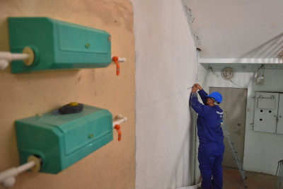 "Azərsu" ASC Sumqayıtda yeni sayğaclar quraşdırır