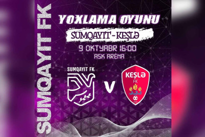 "Sumqayıt" FK "Keşlə" ilə qarşılaşacaq