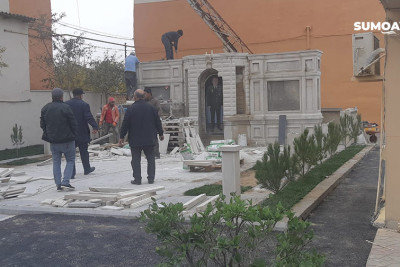 Sumqayıtda "Milli qəhrəman" Şükür Həmidovun həsr olunmuş memorial kompleks inşa olunur