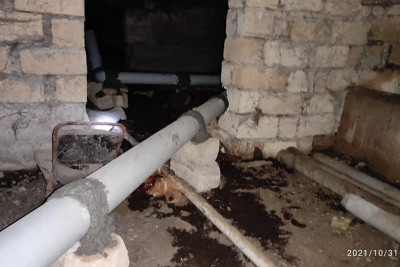 Sumqayıt: "Azərsu" ASC-nin əməkdaşları 48-ci məhəllədə kanalizasiya xəttlərini yeniləyiblər