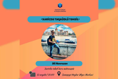 Sumqayıt Heydər Əliyev Mərkəzi: xaricdə təhsil haqda danışılacaq