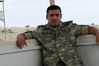 Sumqayıtda şəhid-kapitan Şahmar Quliyevin xatirəsinə bulağ inşa olunur