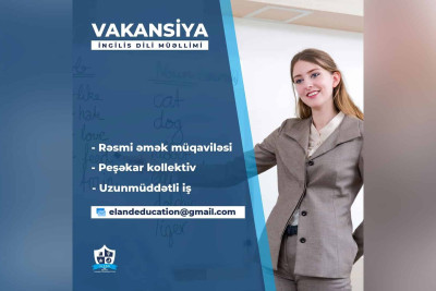 Sumqayıtda İngilis dili müəllimi vəzifəsinə vakansiya elan edilib