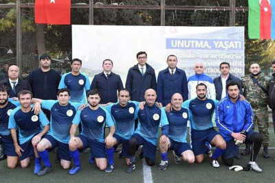 Sumqayıtlı idmançılar mini futbol turnirində yüksək nailiyyərlər əldə ediblər