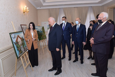 Sumqayıtda "Zəfər Günü"nə həsr olunmuş sərgi 60 əsər nümayiş olunub