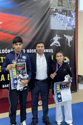 Sumqayıtlı yeniyetmə karateçi ikiqat respublika çempionu oldu