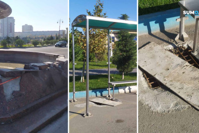 Sumqayıt bulvarında bəzi problemlər uzun müddətdir ki həll olunmur