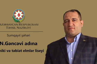 Sumqayıt Texniki və Təbiət Elmləri Liseyində keçirilən dərsdə İlham Zəkiyev iştirak edib
