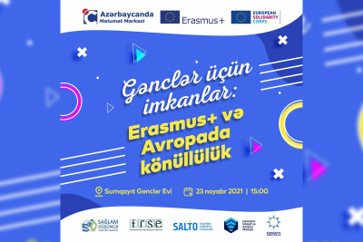 Sumqayıtda Erasmus+ və Avropada Könüllülük haqda təlim keçiriləcək
