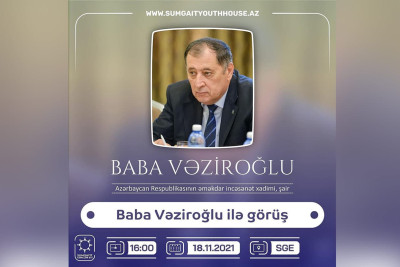 Sumqayıtda Azərbaycan Respublikasının əməkdar incəsənət xadimi ilə görüş keçiriləcək