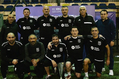 "Sumqayıt" komandası "Zəfər Kuboku" turnirinin kubokunu qaldırdı