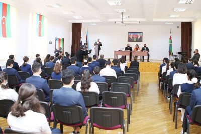 11 nömrəli məktəbdə “Sumqayıt Narkomaniyaya Yox Deyir” adlı görüş keçirilib