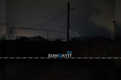 Sumqayıt yenidən qatı tüstüyə büründü