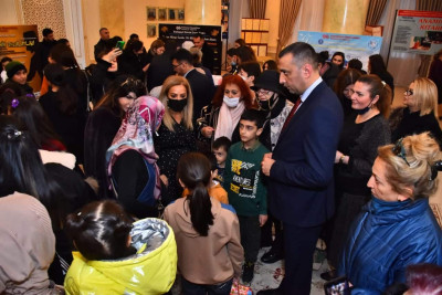 Sumqayıt Dövlət Dram Teatrında şəhid ailələri üçün tədbir təşkil edilib