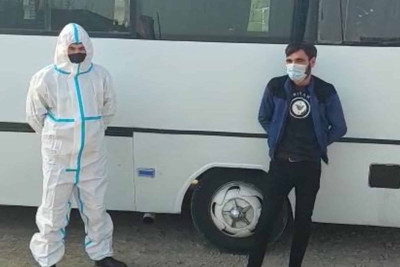 Sumqayıt: aktiv COVİD-19 xəstəsi olan avtobus sürücüsü saxlanılıb