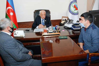 Sumqayıtlı şəhid Adil İbrahimlinin övladları himayəyə götürülüb