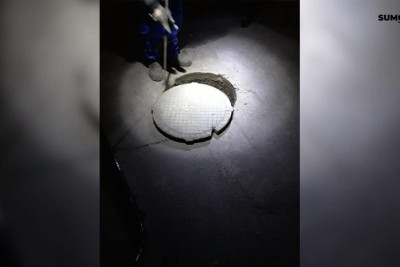 Sumqayıt: daha bir dolmuş kanalizasiya xətti təmizlənib
