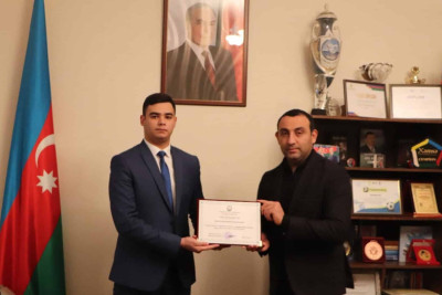 Sumqayıt: Əməkdar məşqçilər fəxri fərmanlarla təltif olunublar