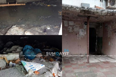 Sumqayıt: 9-cu mikrorayonda yerləşən binanın sakinlərini bir sıra problem narahat edir
