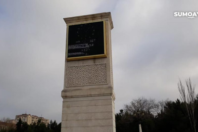 Sumqayıt: “Heydər Əliyev” parkında saat aylardır ki işləmir