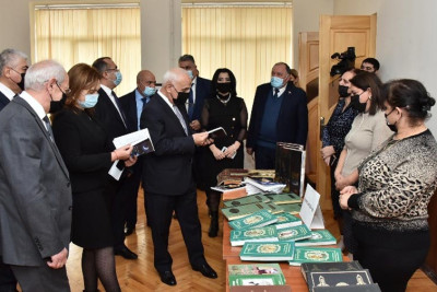Sumqayıt Dövlət Universitetində "Sözün gücü - Nizami dühası" adlı kitab sərgisi təşkil olunub