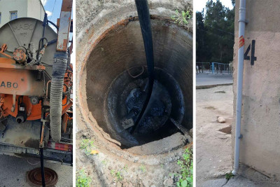 Sumqayıtda kanalizasiya quyularının yuyulma prosesi davam etdirilir