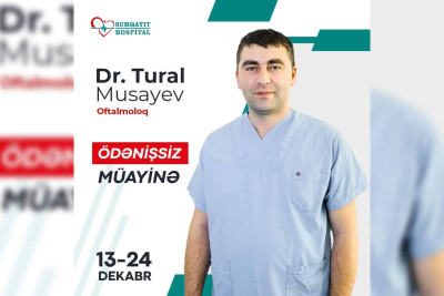 Sumqayıtda ödənişsiz oftalmoloq müayinəsi keçiriləcək