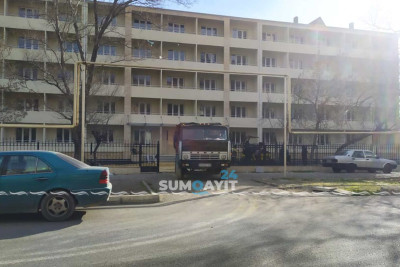 Sumqayıt: SDU-nun tələbə yataqxanasının təmiri yaxın zamanda başa çatacaq