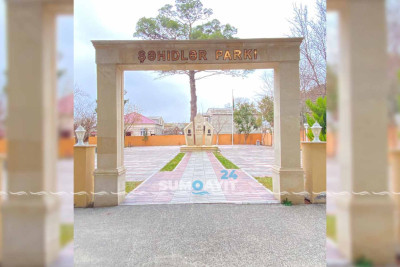 Sumqayıt: Şəhidlər parkı abadlaşdırılıb