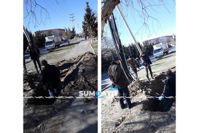 Sumqayıt: işıq xəttində qəza baş verib