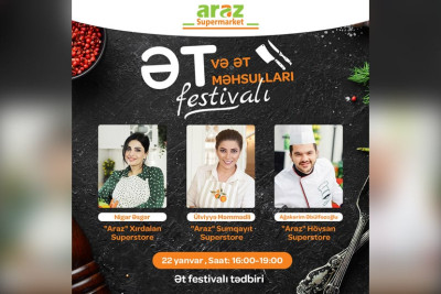 Sumqayıt sakinləri üçün "ət və ət məhsulları" festivalı təşkil olunur