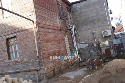 Sumqayıt: Qara Qarayev küçəsində yerləşən binalar yararsız vəziyyətdədir