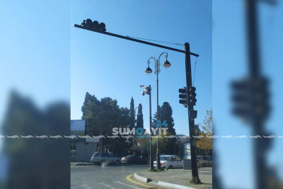 Sumqayıt: mərkəzi küçələrin birində işıqforlar işləmir